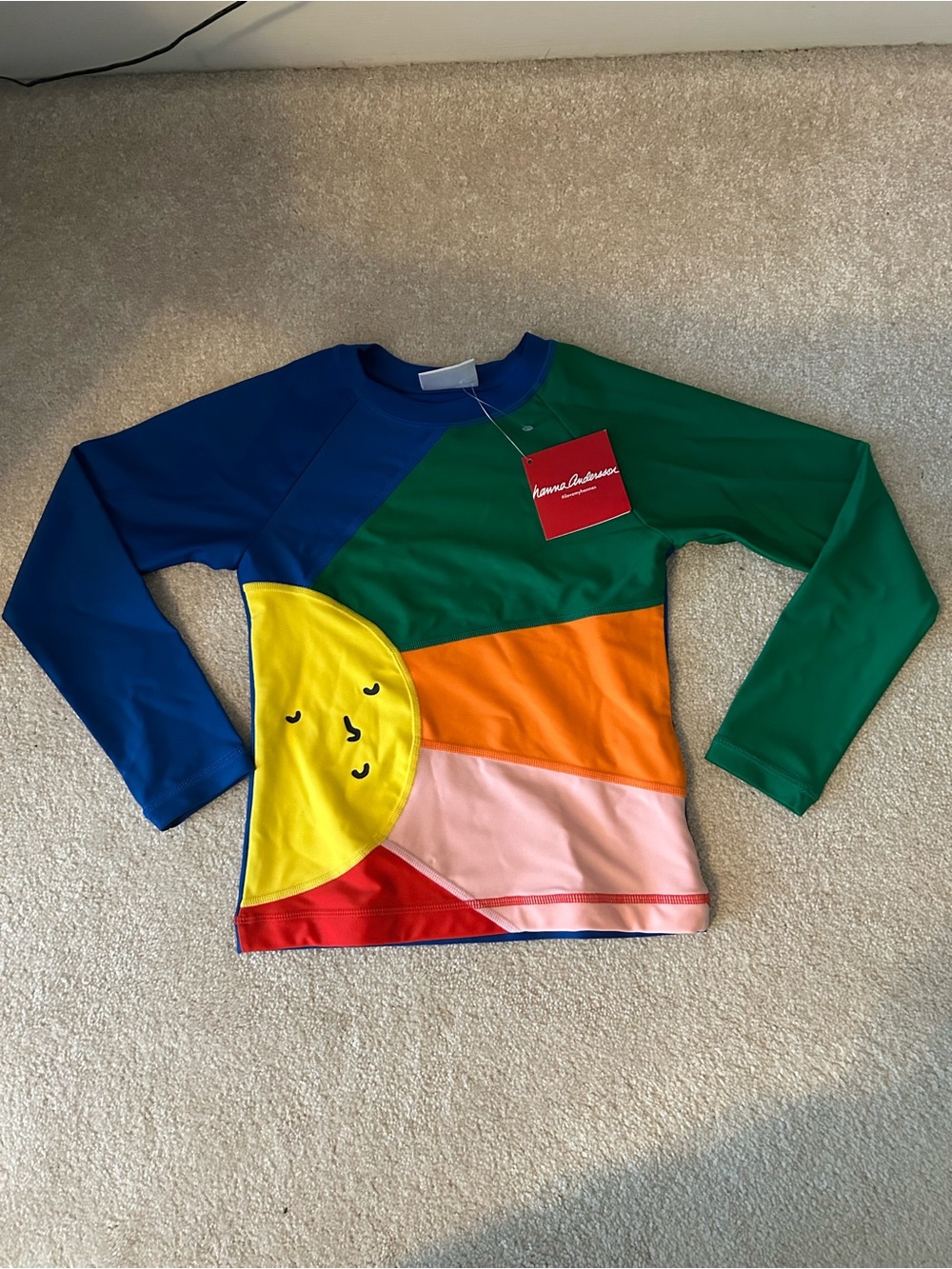 Hanna Anderson Sunshine Multicolor Rash Guard New With Tag